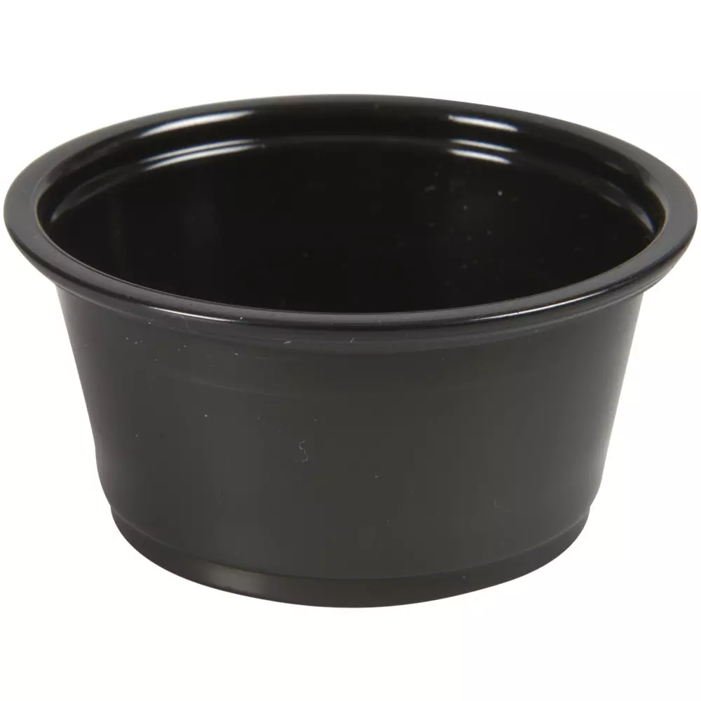 Abena 1999901759, Portion Cup Ø6.2cm 60ml Black PP, image 1