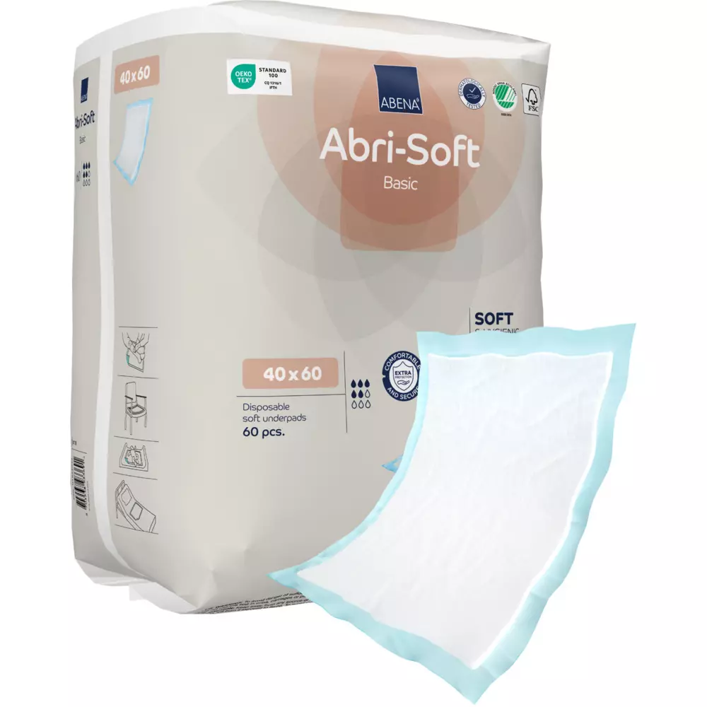 Abena 4116, Underpads Abri-Soft Basic 40x60 cm, image 1