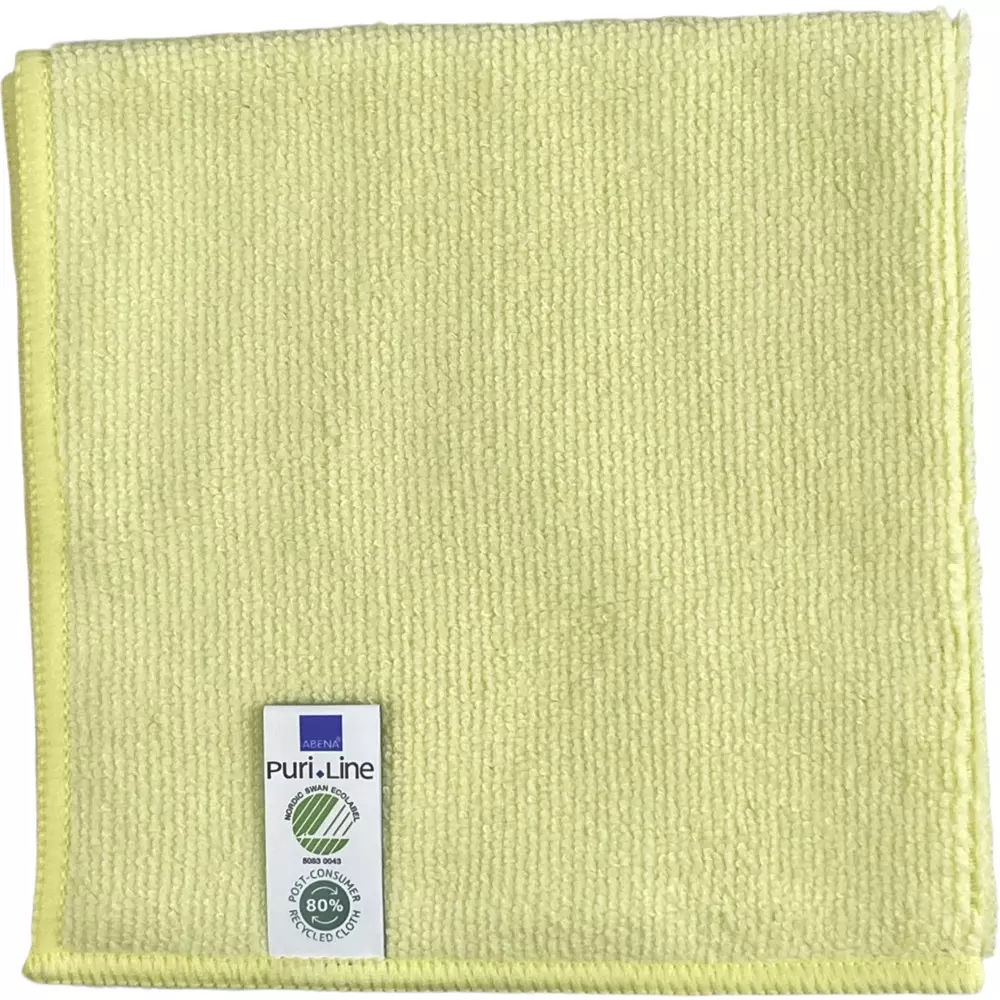 Abena 1000008235, Microfiber Cloth Yellow Basic, 32x32 cm, image 1