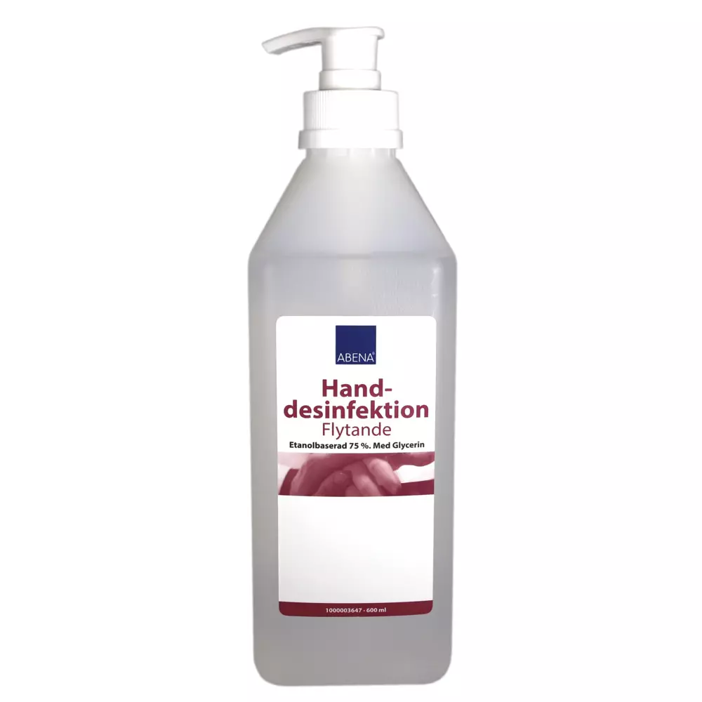 Abena 1000003647, Hand Sanitizer, Liquid 600 ml 75% Ethanol, image 1