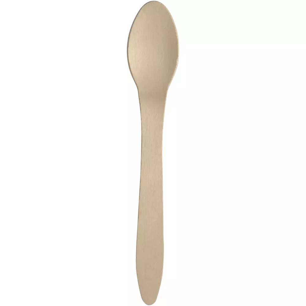 Abena 1010001377, Premium Wood Spoon 18.6cm