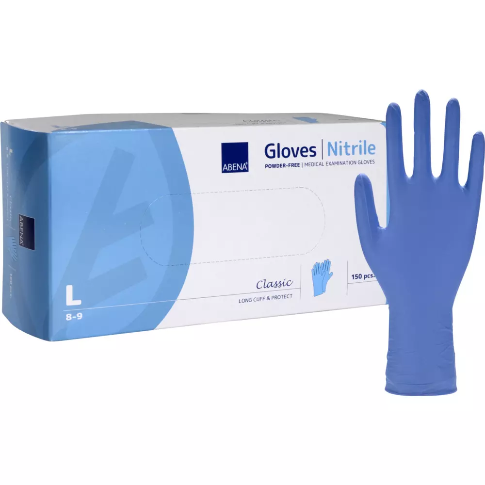 Abena 199991132, Nitrile Classic Examination Glove Long