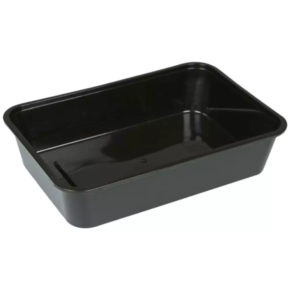 Abena 132486, Microwave Tray Black 500ml