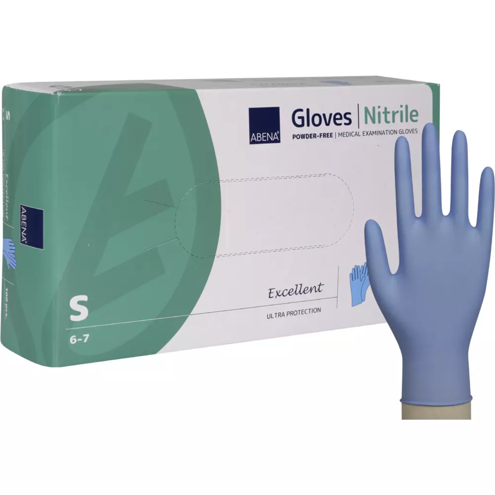 Abena 39, Nitrile Glove Powder-Free Blue