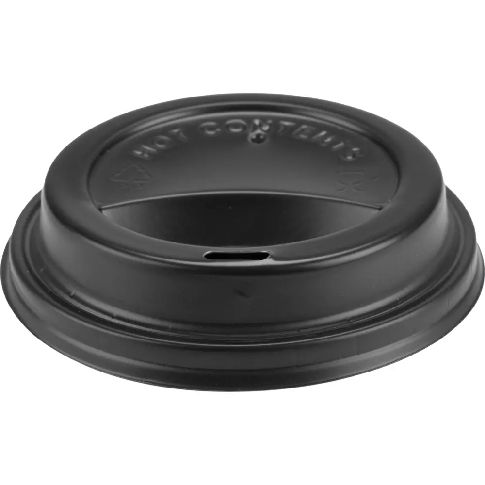Abena 1999917188, Drinking Lid Ø9 cm, Black PP