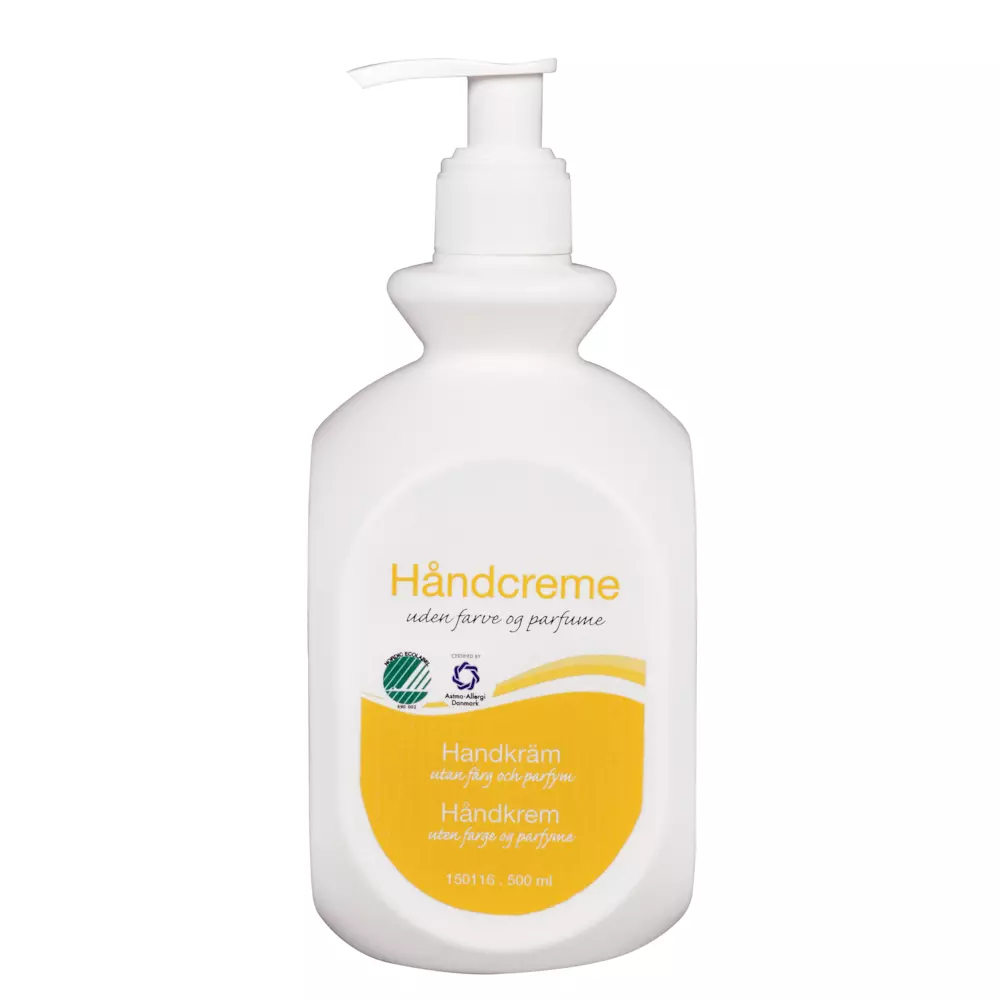 Abena 150116, Hand Cream Fragrance Free 500ml