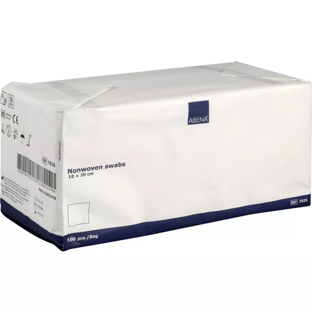 Abena 7025, Nonwoven Swab White 10x20cm, image 1