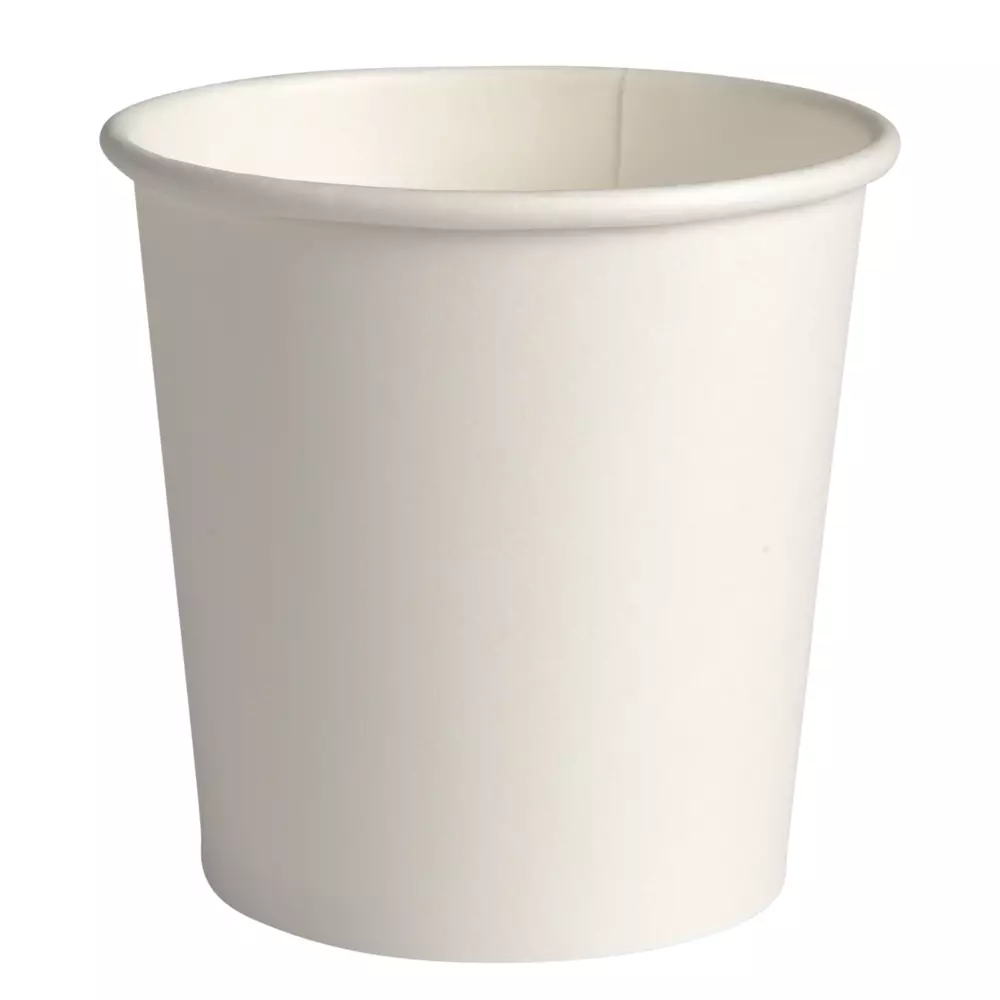 Abena 133265, Coffee Cup White 10cl Single Wall