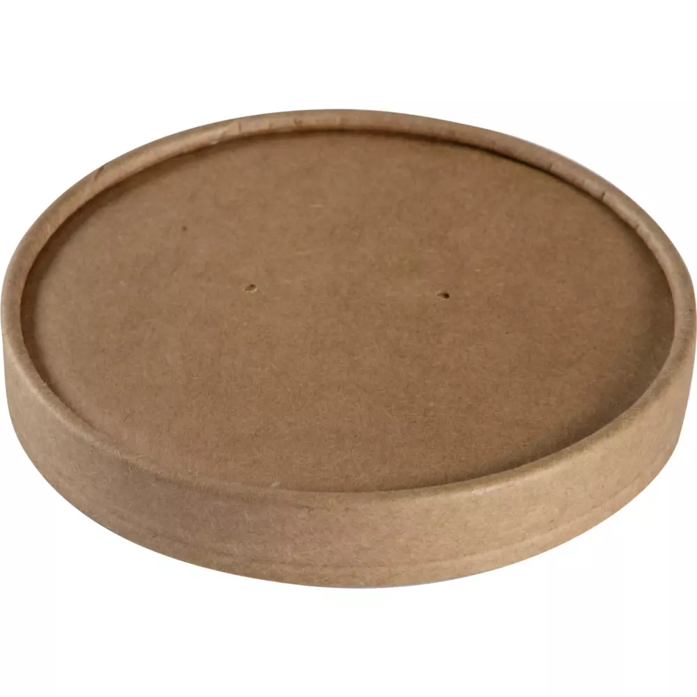 Abena 1999905770, Kraft Paper/PE Lid for Bowl 400-1000ml