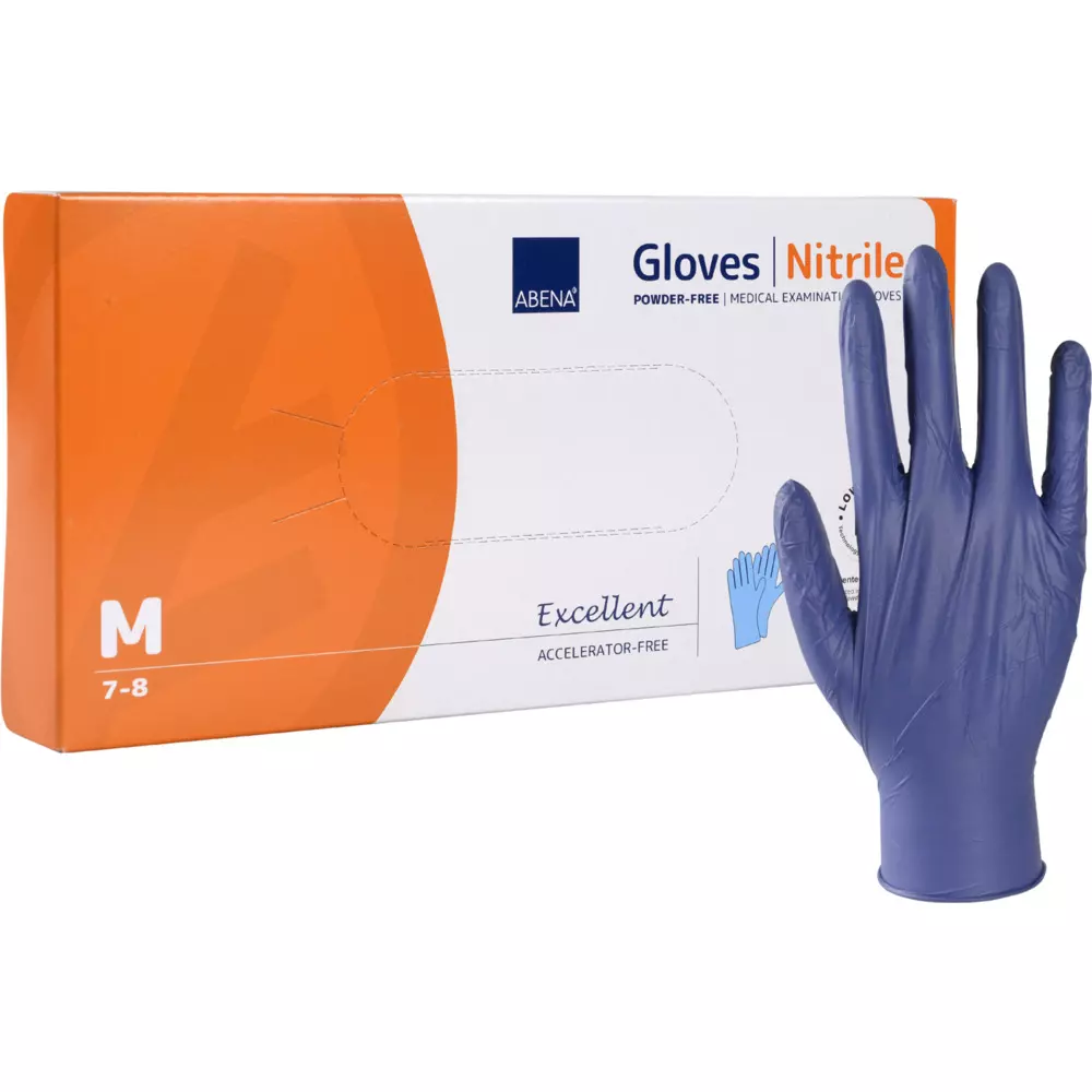 Abena 101000192, Excellent Nitrile Gloves, Blue, image 2