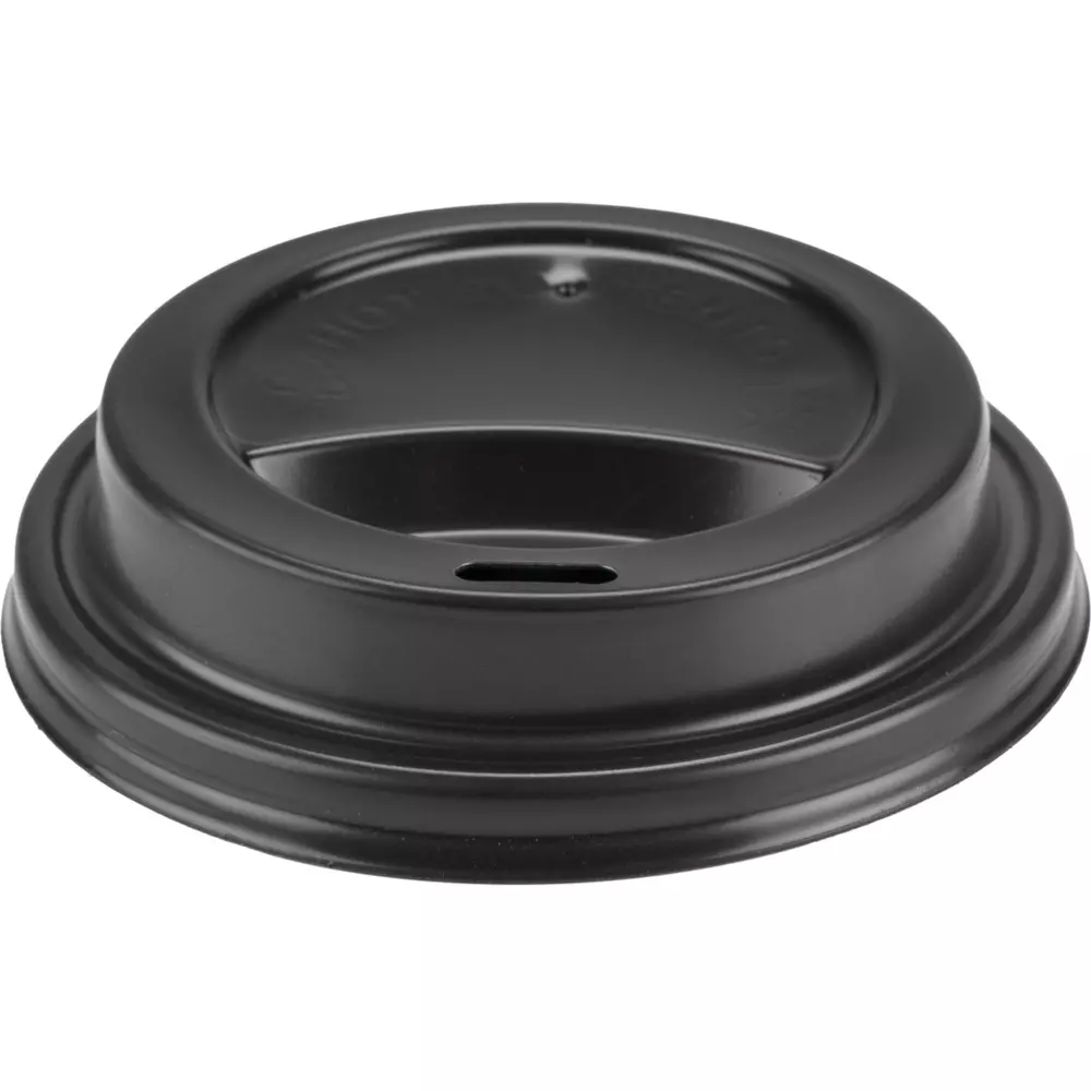 Abena 1999917187, Lid for Coffee Cup PP 24/33 cl Black
