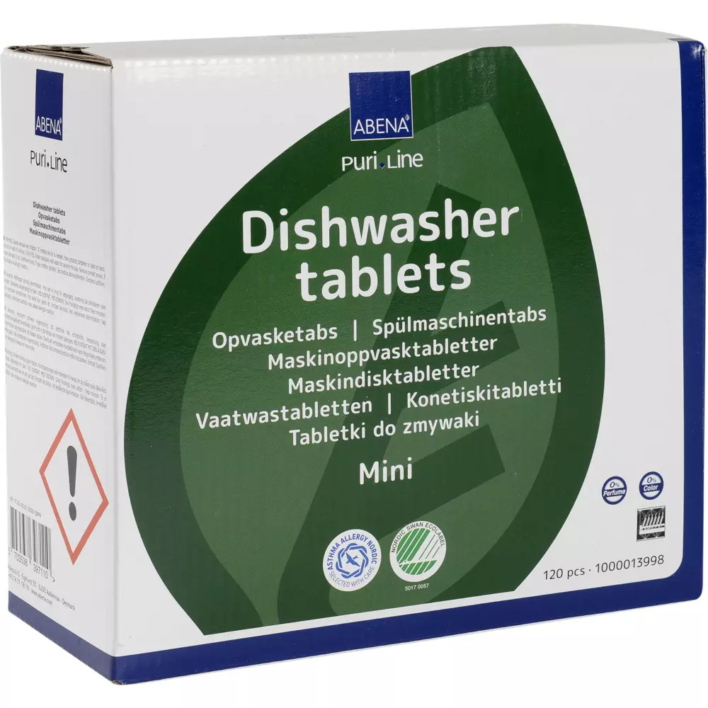 Abena 1000013998, Water-Soluble Dishwasher Tablets 120pcs, image 1