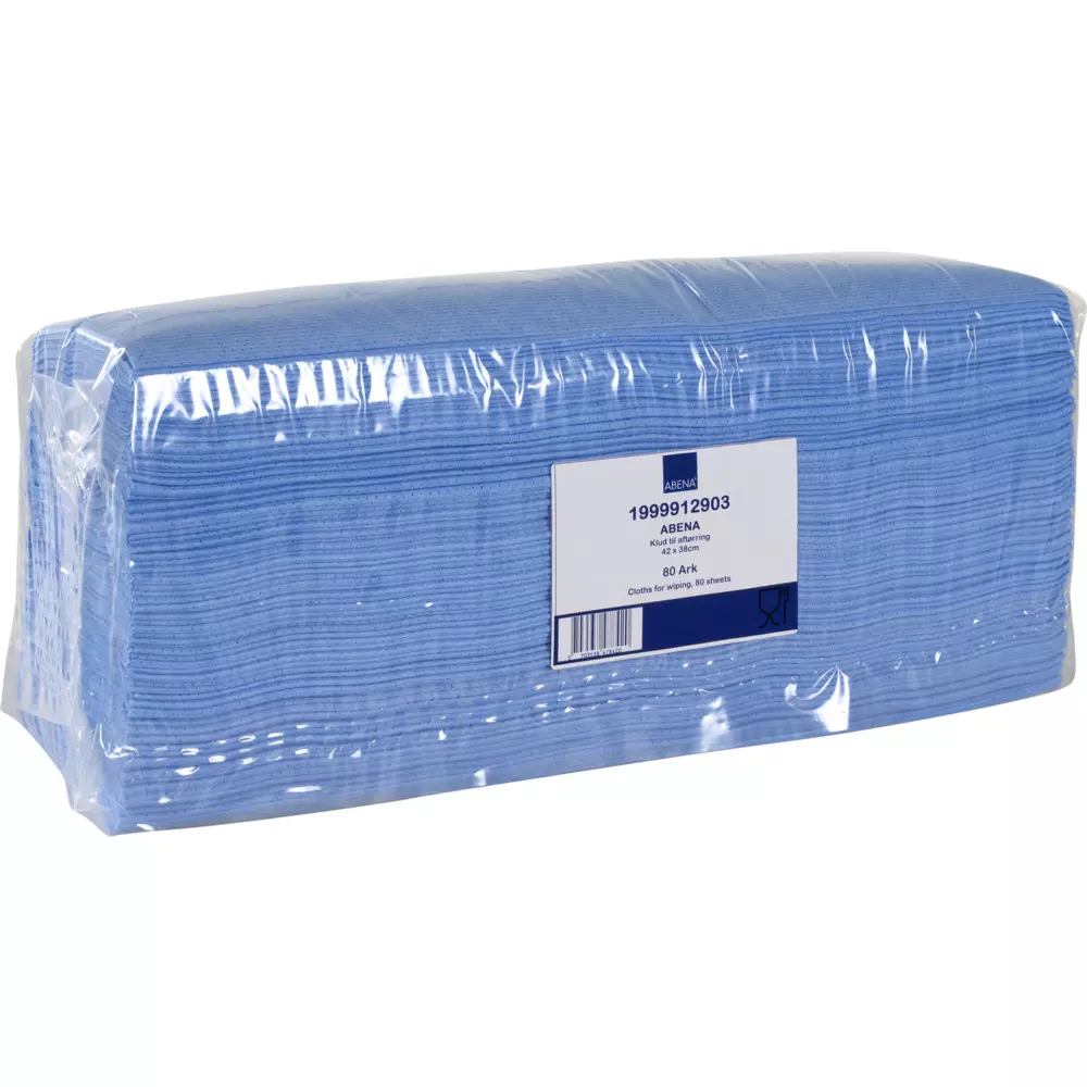 Abena 1999912903, Industrial Nonwoven Cleaning Cloth Blue 42x38cm, image 1