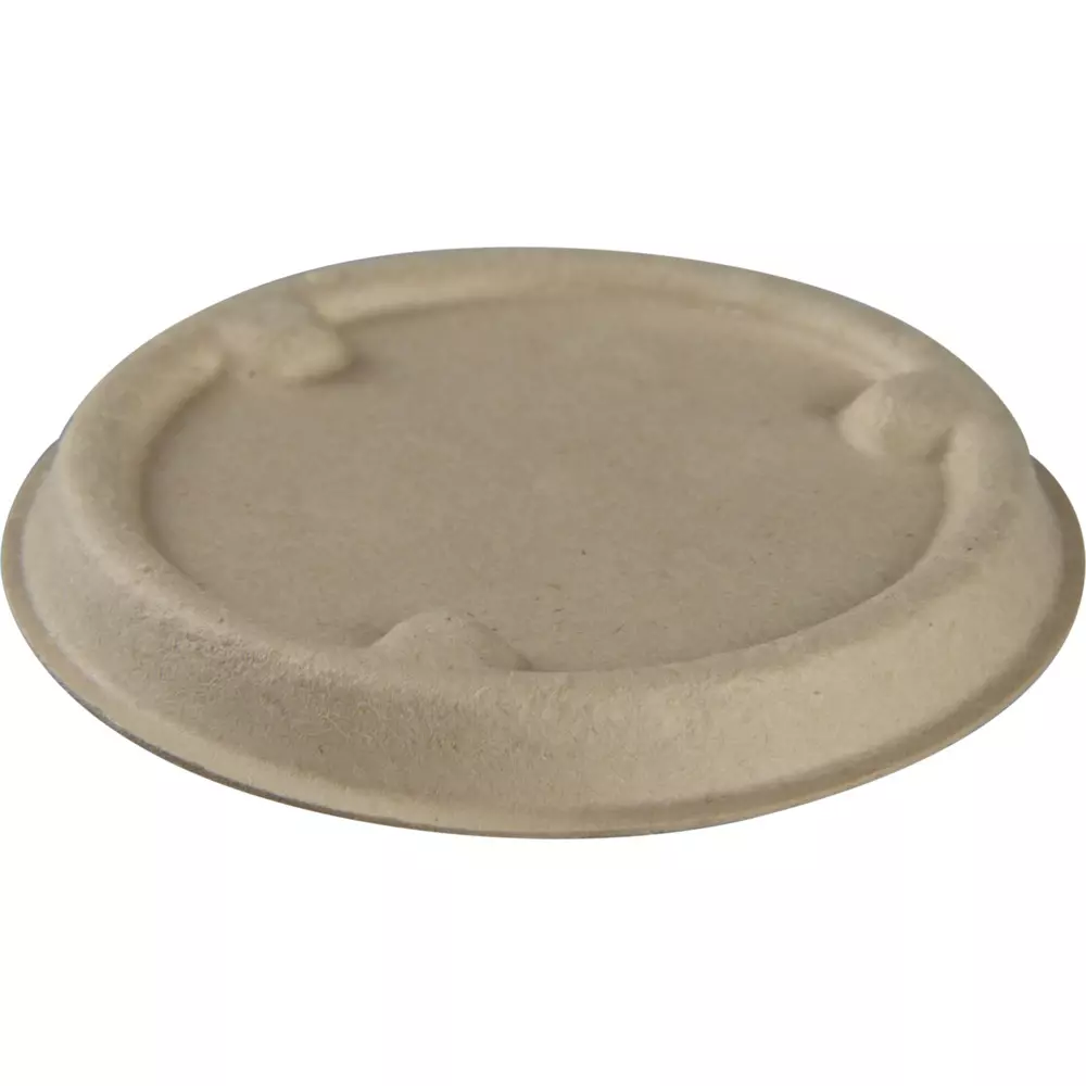 Abena 1999906571, Portion Cup Lid Ø6.95cm Natural Sugarcane