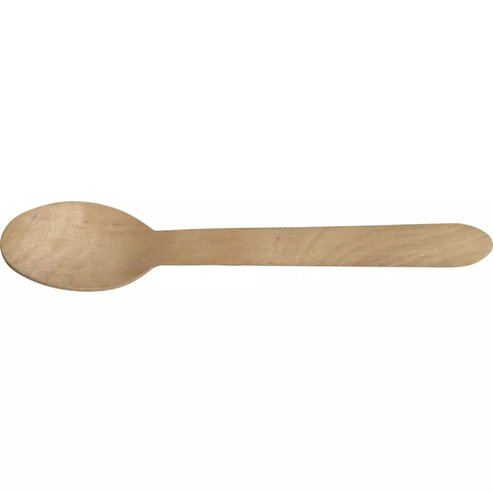 Abena 1999906916, Waxed Wood Spoon 16.5cm