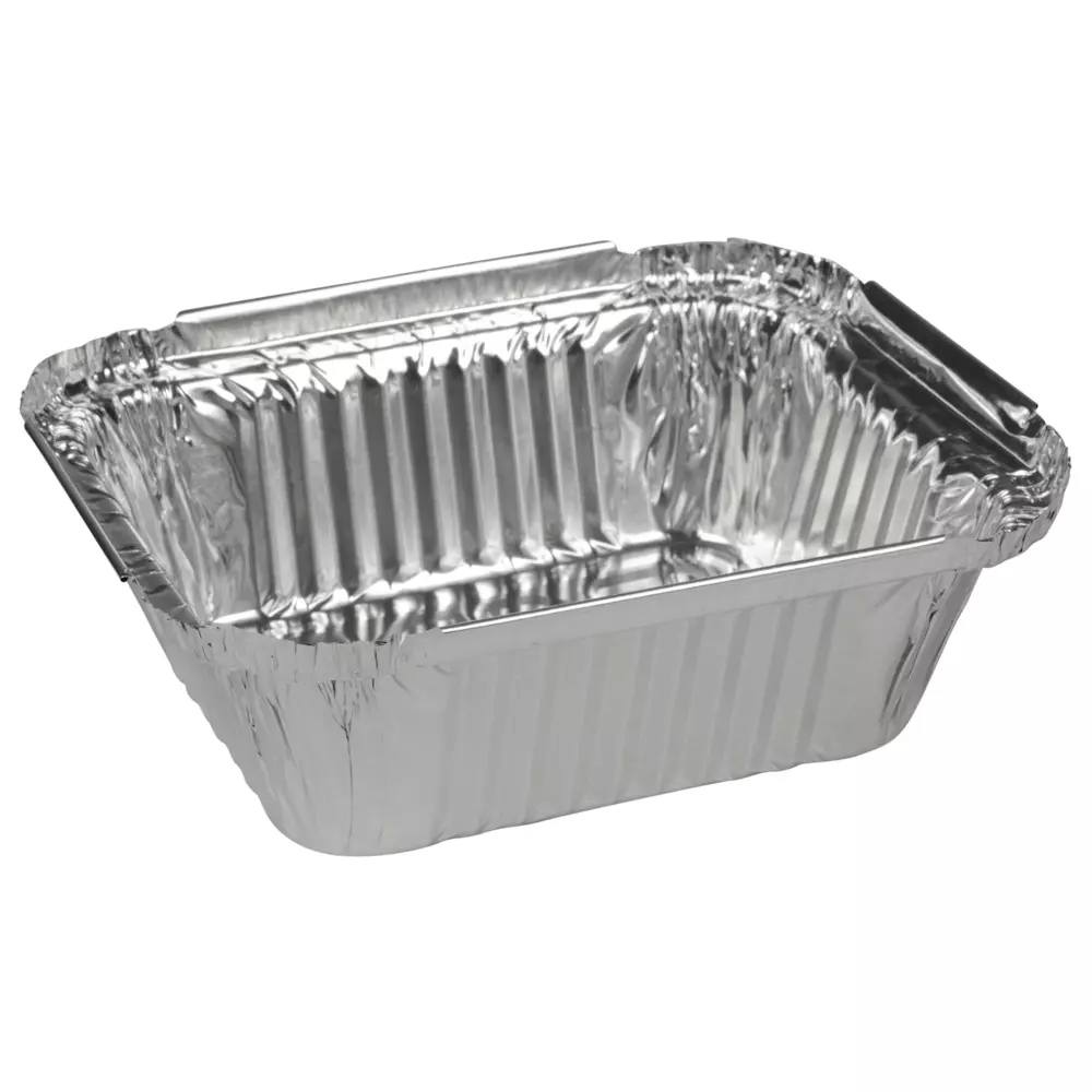 Abena 5747, Rectangular Aluminum Container 435 ml, image 1