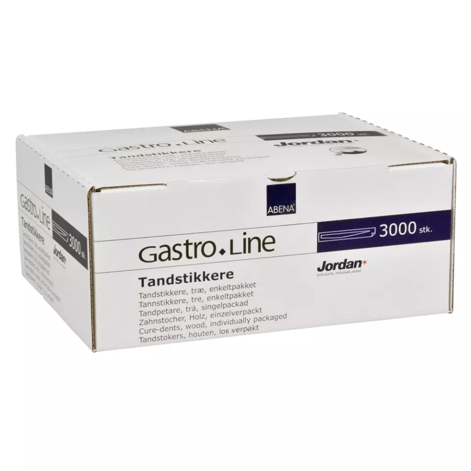 Abena 239400, Triangular Wooden Toothpicks Individually Packaged, image 1, gallery thumbnail