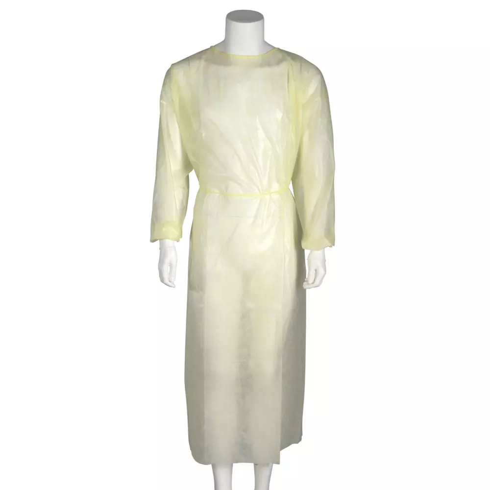 Abena 240190, Isolation Gown Yellow Cuff L