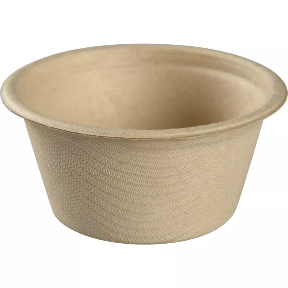 Abena 1999906569, Bagasse Portion Bowl Natural, 60ml, image 1