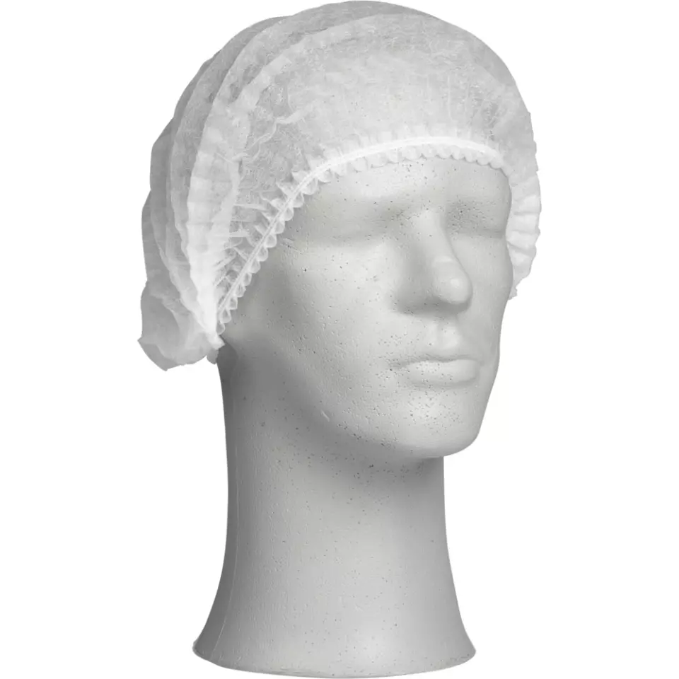 Abena 1999915213, Hair Cover Clip White XL Double Elastic, image 1, gallery thumbnail