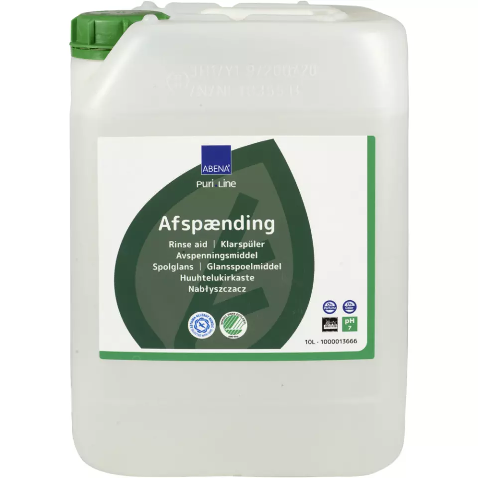 Abena 1000013666, Rinse Aid PL 10L Defoamer NCP, image 1, gallery thumbnail