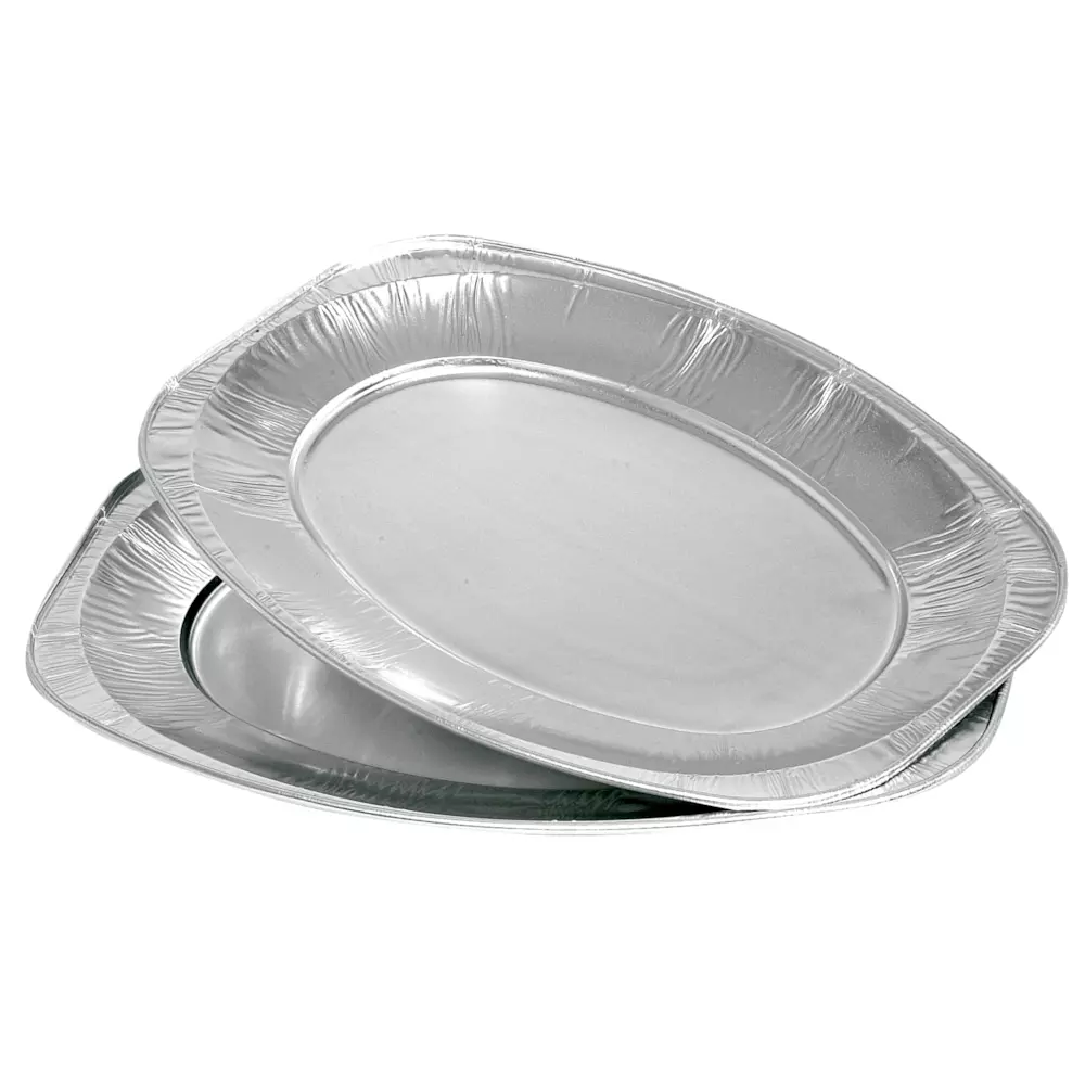 Abena 5680, Oval Aluminum Serving Platter 24.3x35.1 cm