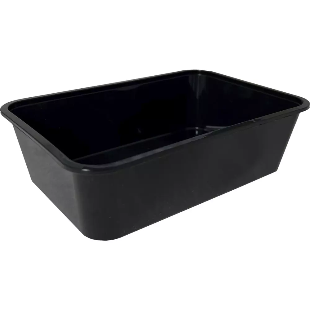 Abena 132488, Microwave Container Black 650ml, image 1