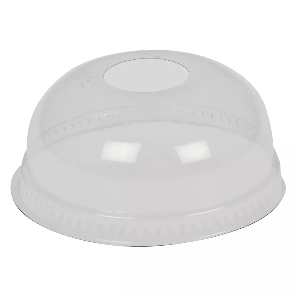 Abena 131789, Dome Lid For 5393,5392,5582 With Hole Clear