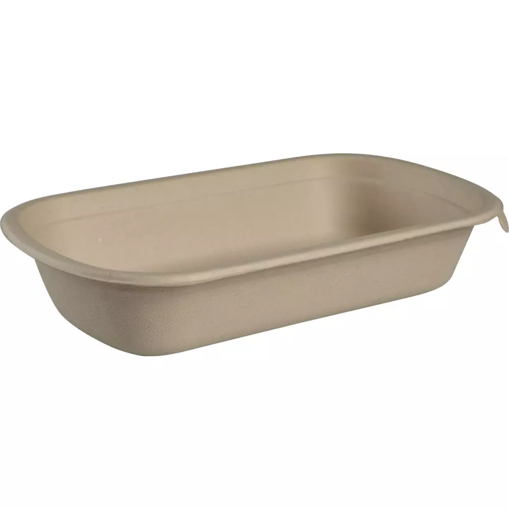 Abena 1000020603, Bagasse Take Away Container 1-Compartment 1000 ml, image 1