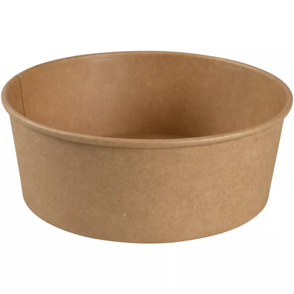 Abena 1999902517, Salad Bowl Natural Paper/PE 1100 ml, image 1
