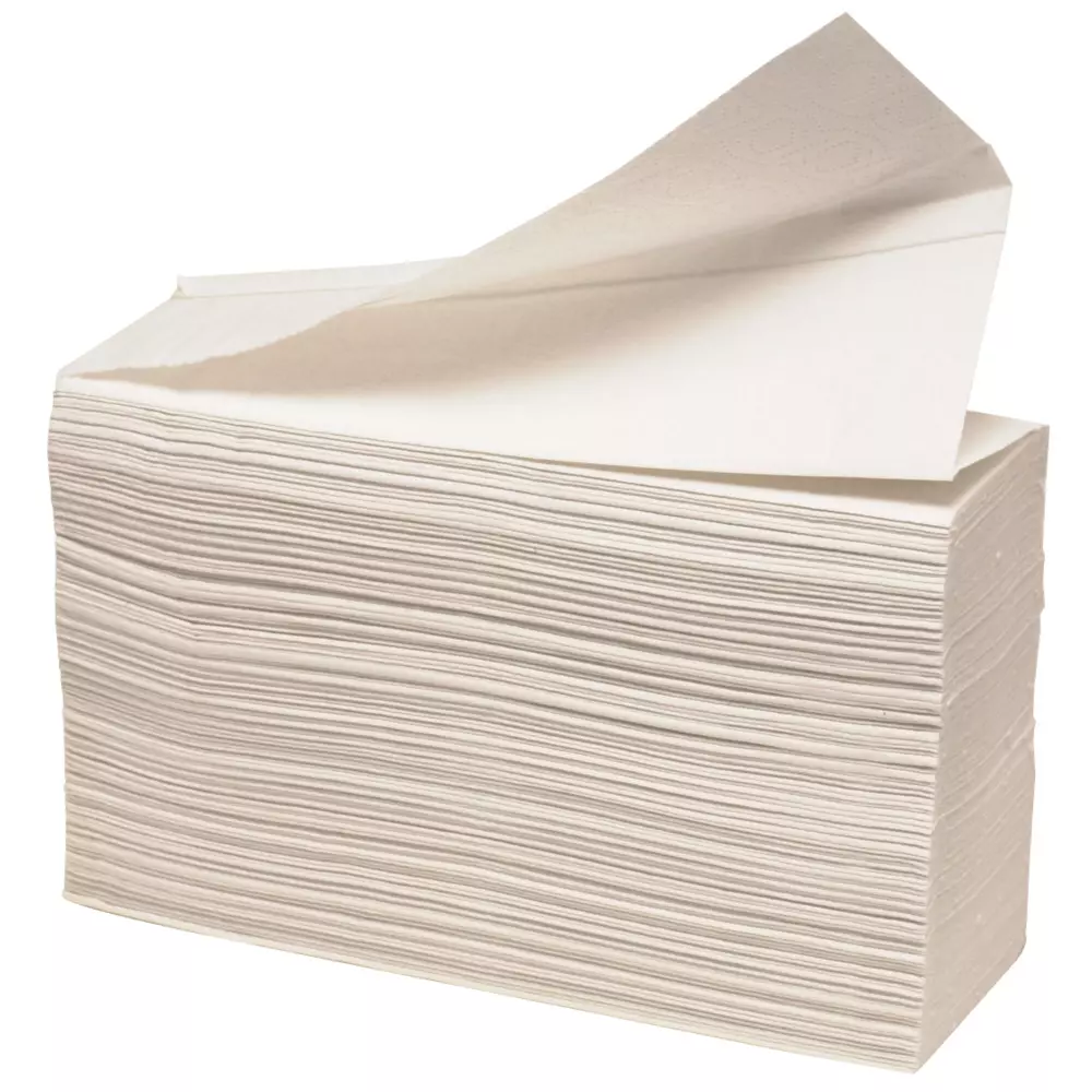 Abena 6111, Paper Towel W-Fold 2-Ply 34x22cm Virgin Fiber, image 1