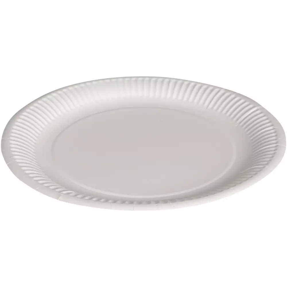 Abena 1999900161, Paper Plate with Eco Barrier 23 cm
