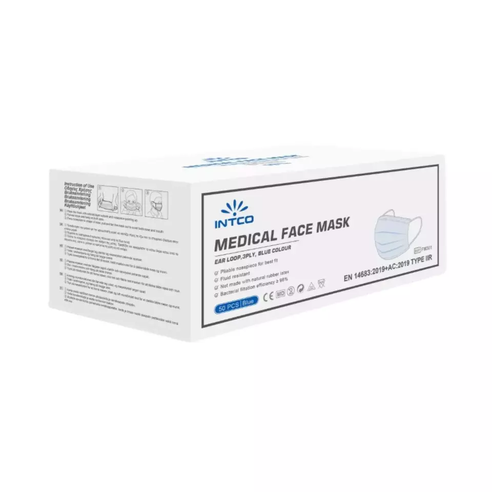 Intco PPLYIC03, Type IIR Medical Face Mask, image 2, gallery thumbnail