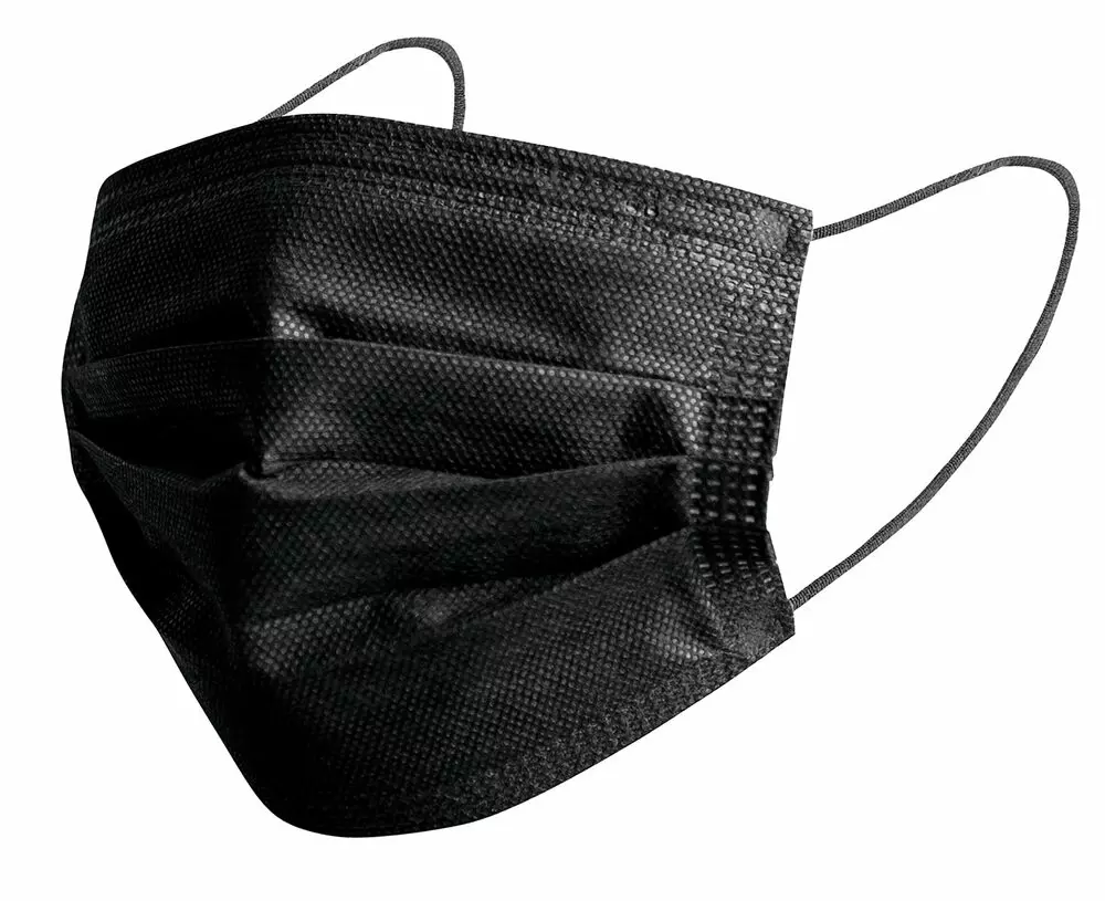Intco PPLYBIC04, Face Mask Type IIR Black, image 2