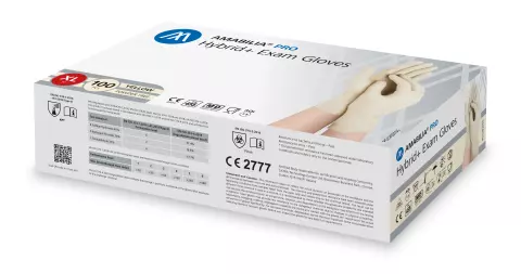 Amabilia Pro Hybrid+ Exam Glove Yellow