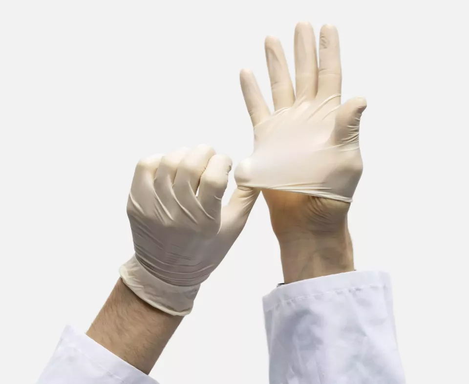 Amabilia PGL20205, Pro Hybrid+ Exam Glove Yellow, image 4, gallery thumbnail