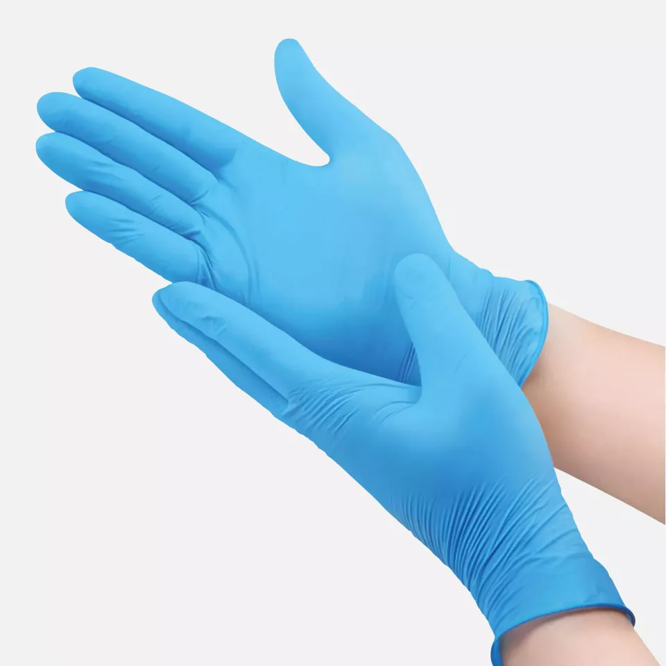 Amabilia PGL10102, Pro Nitrile Exam Glove Blue, image 3, gallery thumbnail