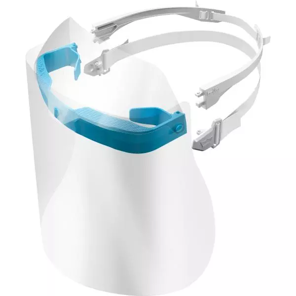 BOLLE PFSCURFP02, Safety Cura F full face shield clear HB+temples