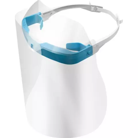 BOLLE Safety Cura F kirkas kasvosuojain sangoilla