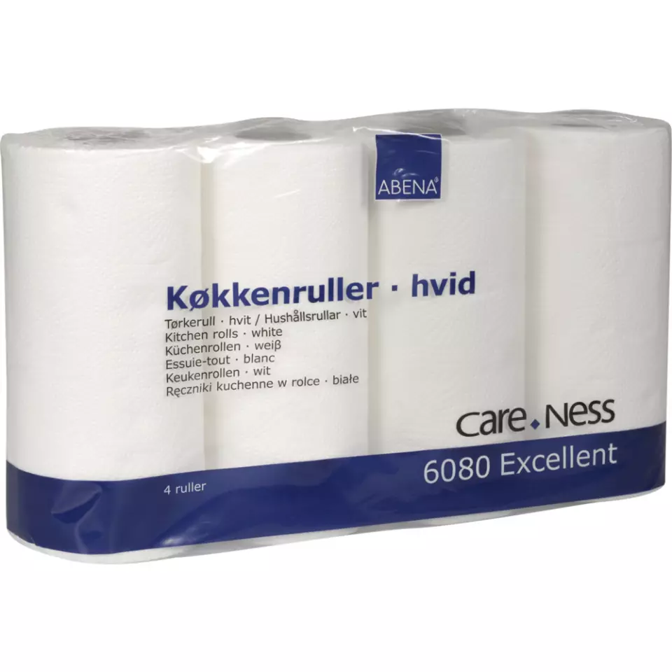 Abena 6080, CARE-NESS Excellent 2-Ply Paper Towel 17.85m White, image 1, gallery thumbnail