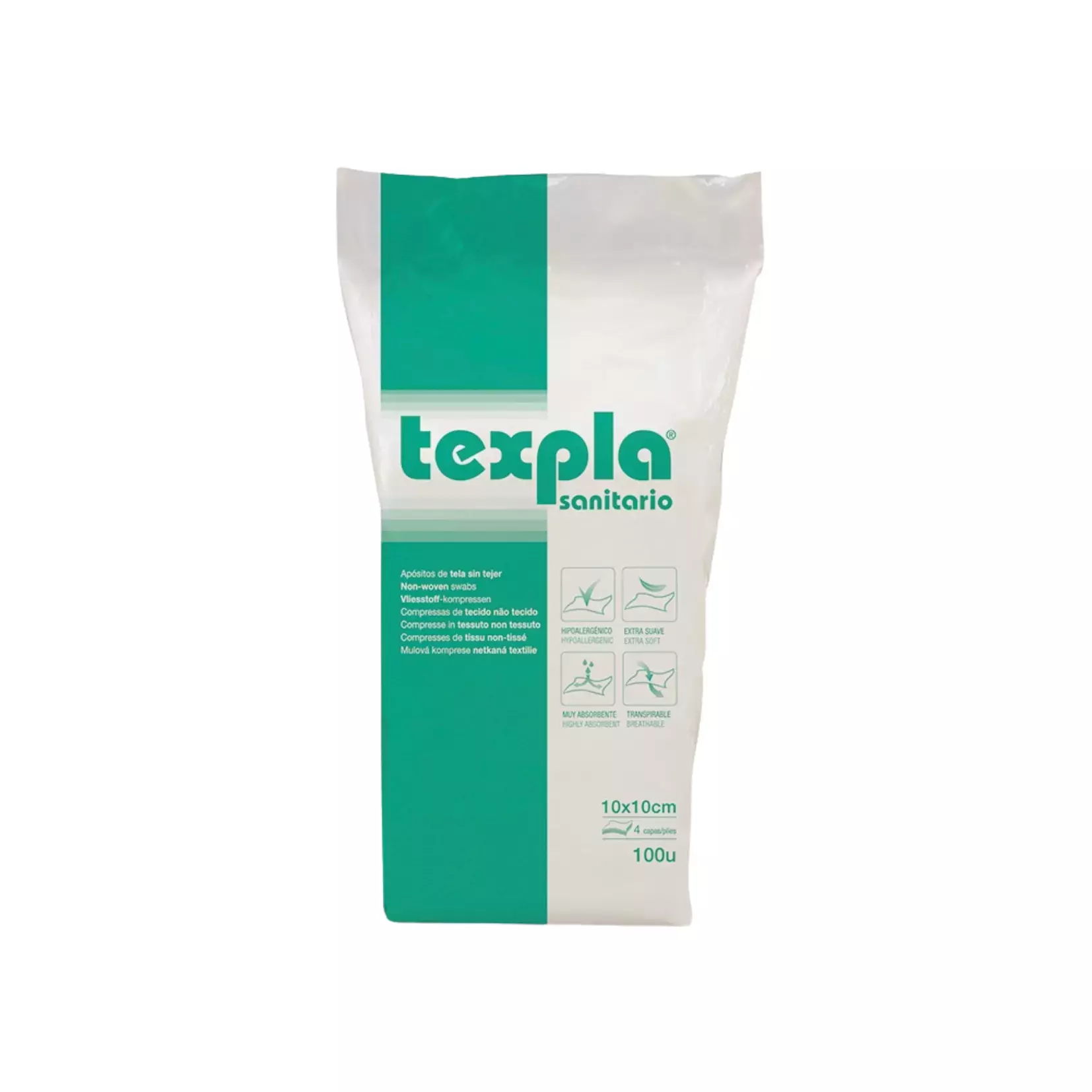 Abena 983, Texpol Factory-Clean Fiber Pad 10x10 cm, image 1