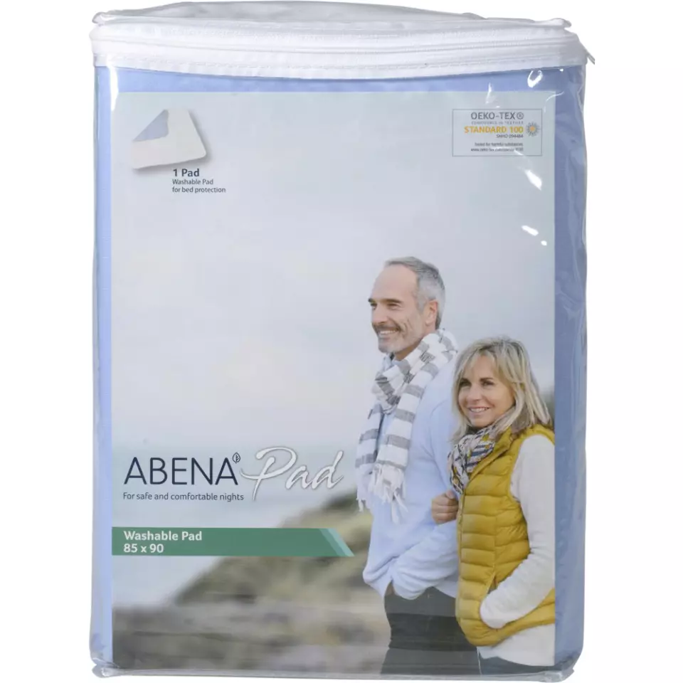 Abena 407300, ABRI-SOFT Washable Bed Pad 85x90 Blue, image 1, gallery thumbnail