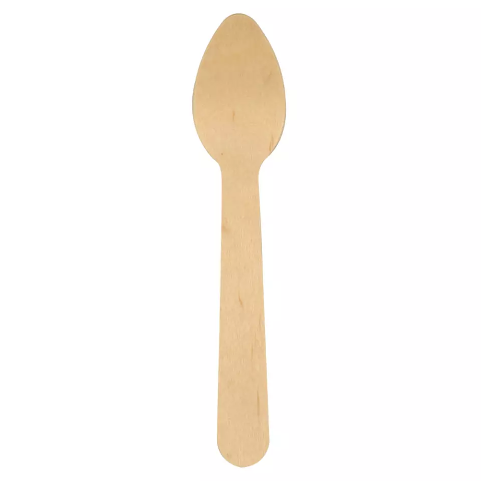 Abena 132444, GASTRO Wooden Coffee Spoon 11cm FSC, image 1, gallery thumbnail