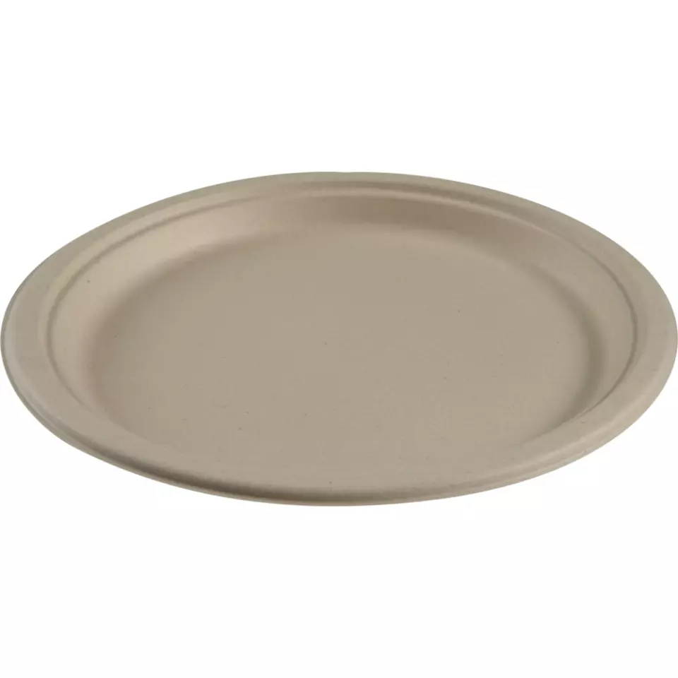 Abena 5189, GASTRO Eco Plate 26cm Biodegradable White, image 1, gallery thumbnail