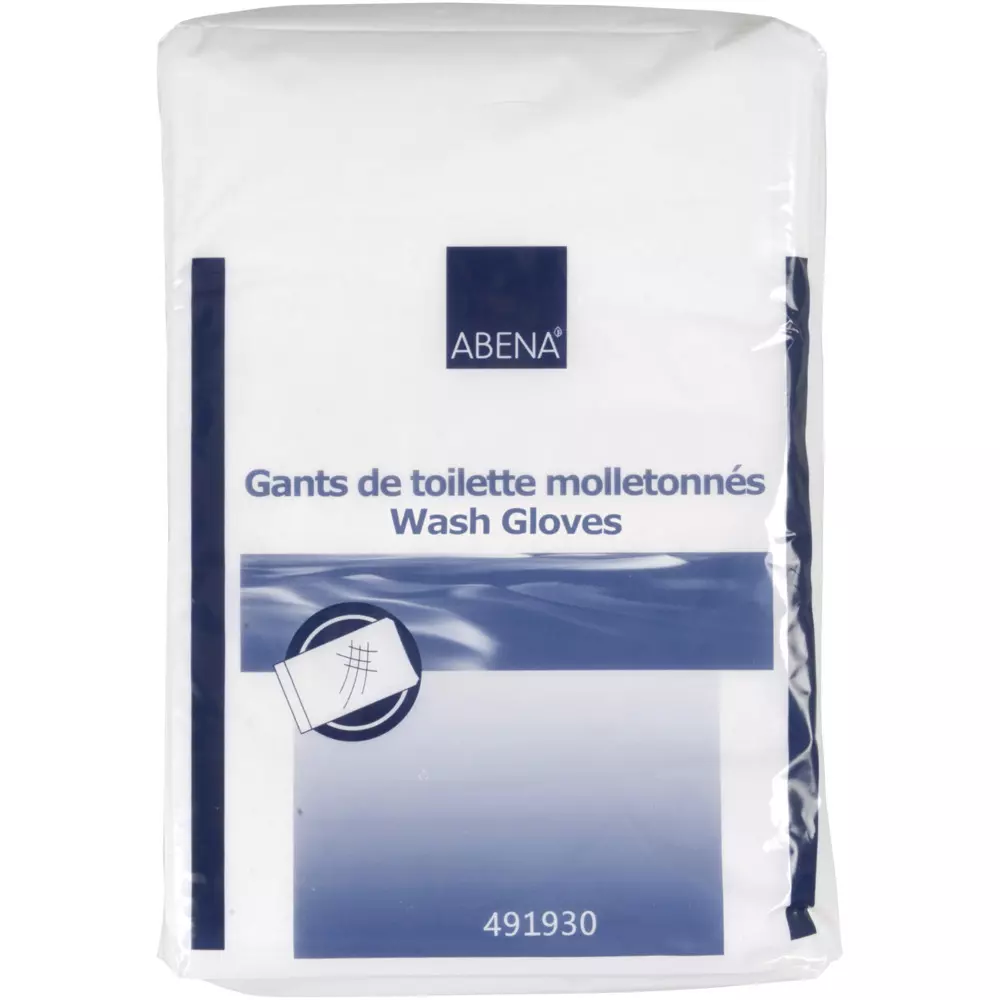 Abena 491930, Non-woven Washing Mitt 70g 22.5x15cm, image 1