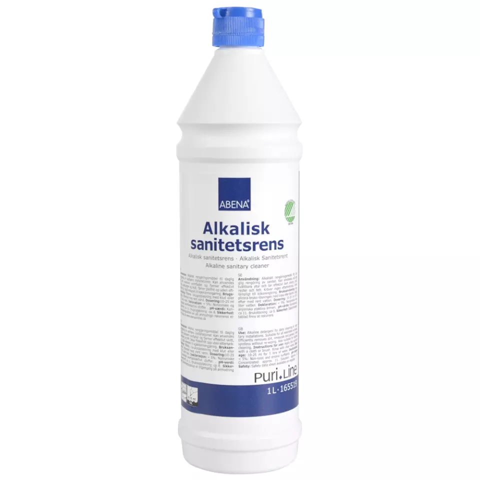 Abena 165519, PURI-LINE Saniteettipuhdistus Emäksinen 1L Hajusteeton, image 1, gallery thumbnail