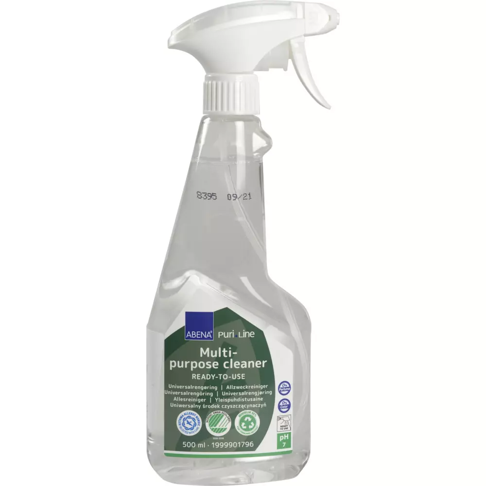 Abena 1999901796, PURI-LINE Multi-Purpose Cleaner 500ml Ready-To-Use Unscented, image 1