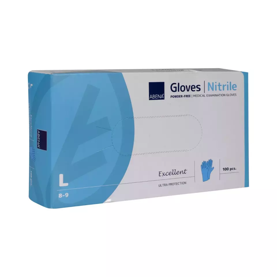 Abena E100, Nitrile Gloves, image 1, gallery thumbnail