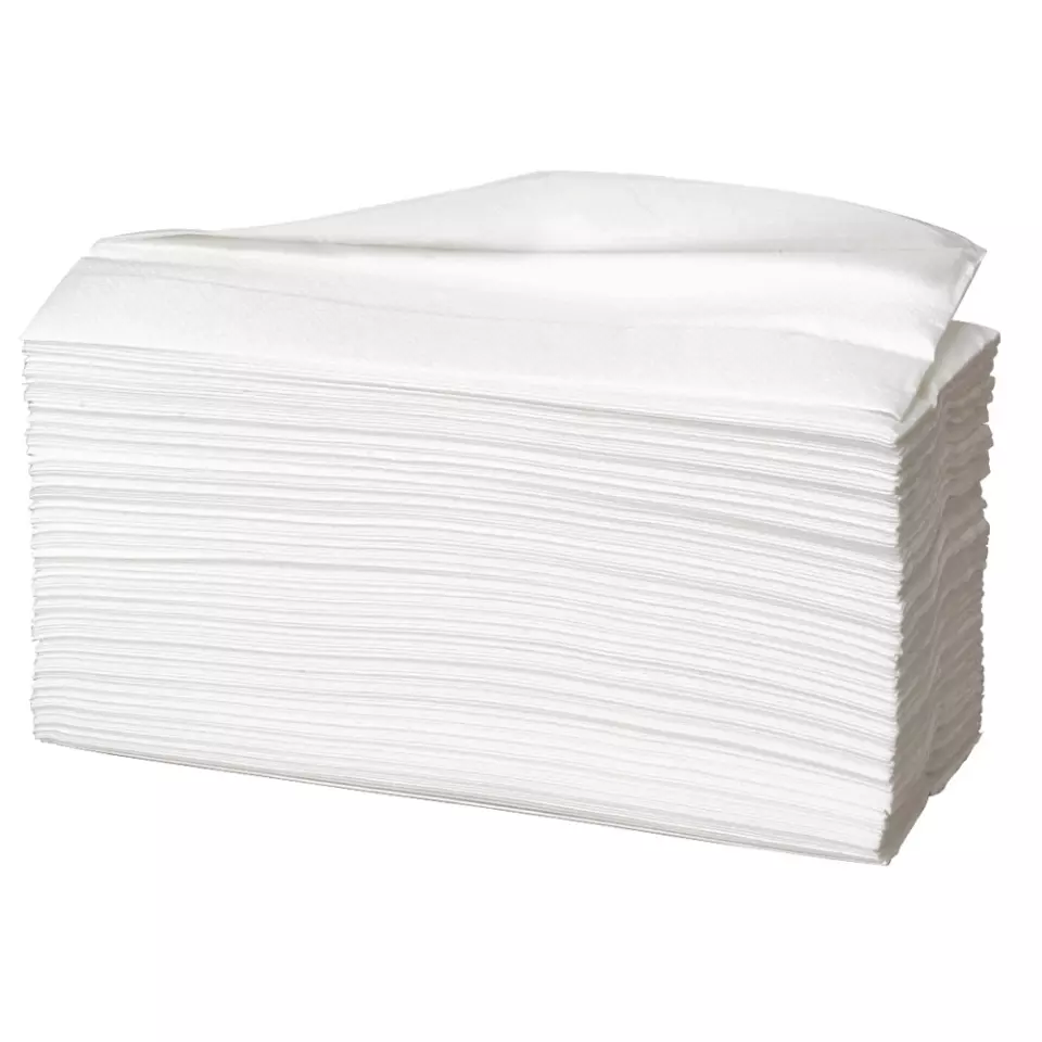 Abena 6127, CARE-NESS Excellent Handduk 2-lagers C-vikning 31x23cm Vit, image 1, gallery thumbnail