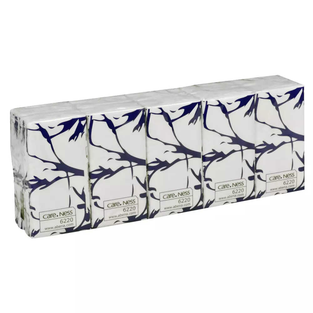 Abena 6220, CARE-NESS Excellent Facial Tissue 3-Ply 20.7x21cm White, image 1